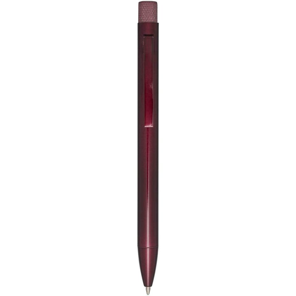 Penna a sfera in ottone riciclato Beatriz (inchiostro blu) personalizzato con logo - Pubblienne