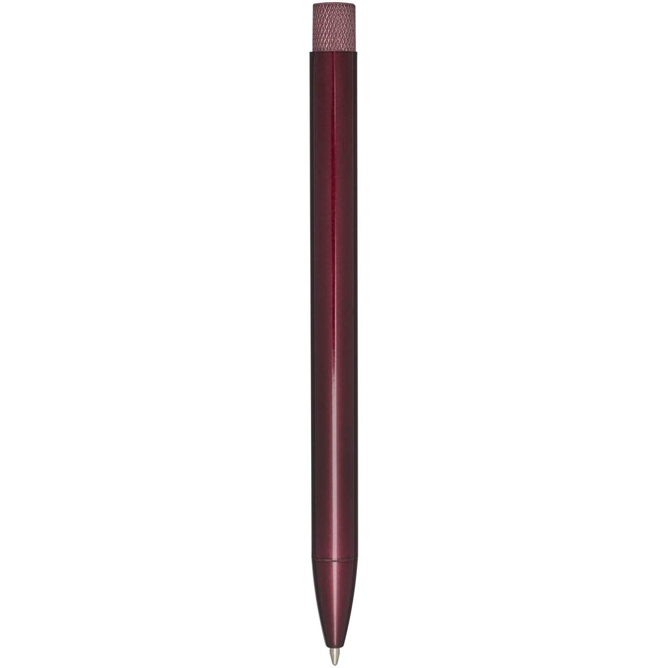 Penna a sfera in ottone riciclato Beatriz (inchiostro blu) personalizzato con logo - Pubblienne