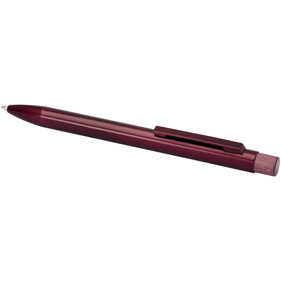 Penna a sfera in ottone riciclato Beatriz (inchiostro blu) personalizzato con logo - Pubblienne