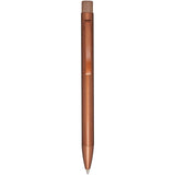 Penna a sfera in ottone riciclato Beatriz (inchiostro blu) personalizzato con logo - Pubblienne