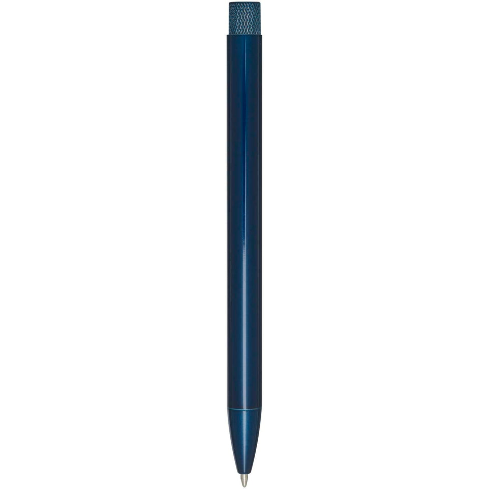 Penna a sfera in ottone riciclato Beatriz (inchiostro blu) personalizzato con logo - Pubblienne