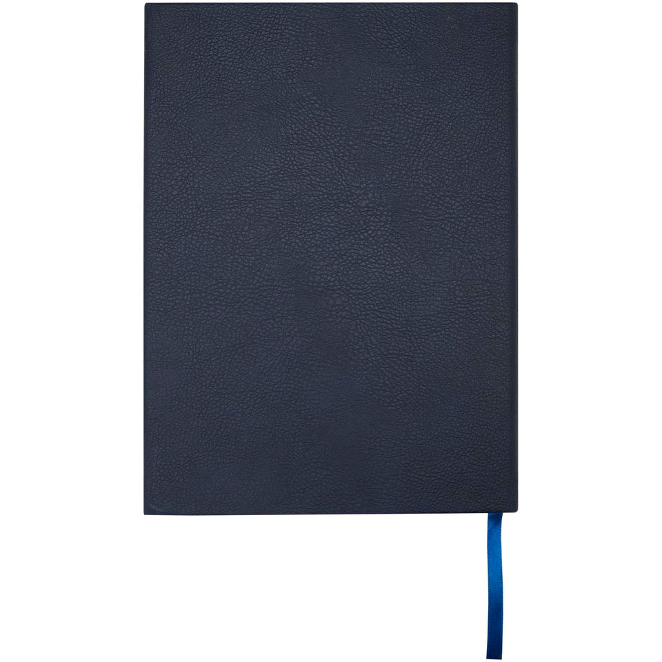 Blocco note formato A5 con copertina rigida in fibre di cuoio riciclate Alejandra personalizzato con logo - Pubblienne