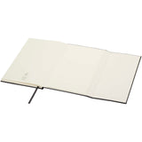 Blocco note formato A5 con copertina rigida in fibre di cuoio riciclate Alejandra personalizzato con logo - Pubblienne