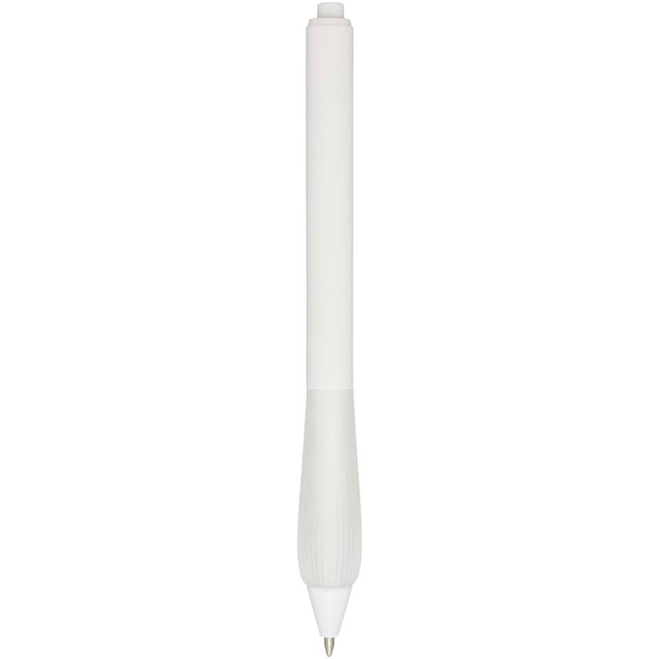 Penna a sfera in ABS riciclato Lorena (inchiostro nero) personalizzato con logo - Pubblienne