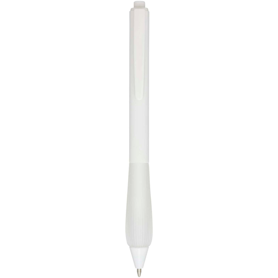 Penna a sfera in ABS riciclato Lorena (inchiostro nero) personalizzato con logo - Pubblienne