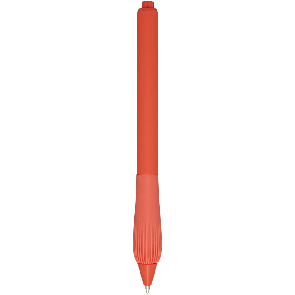 Penna a sfera in ABS riciclato Lorena (inchiostro nero) personalizzato con logo - Pubblienne