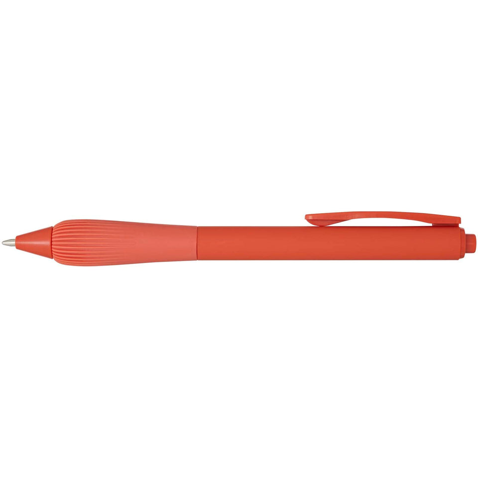 Penna a sfera in ABS riciclato Lorena (inchiostro nero) personalizzato con logo - Pubblienne
