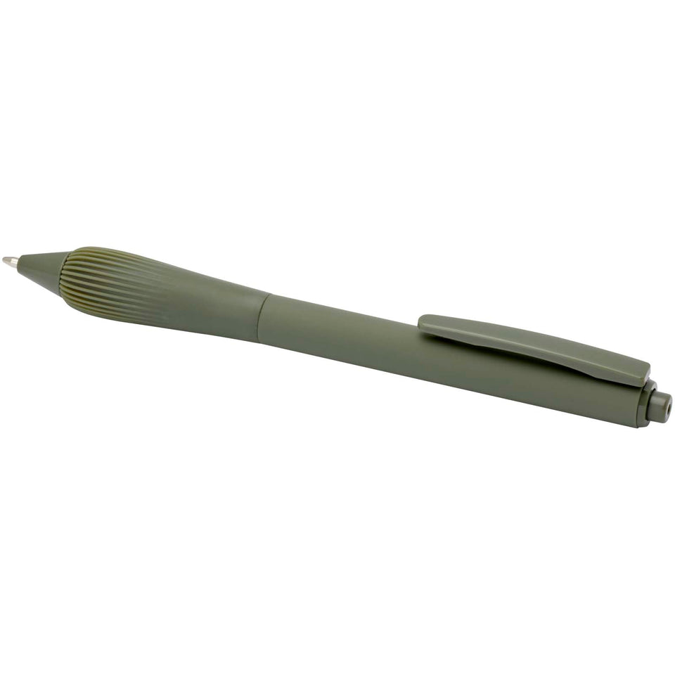 Penna a sfera in ABS riciclato Lorena (inchiostro nero) personalizzato con logo - Pubblienne