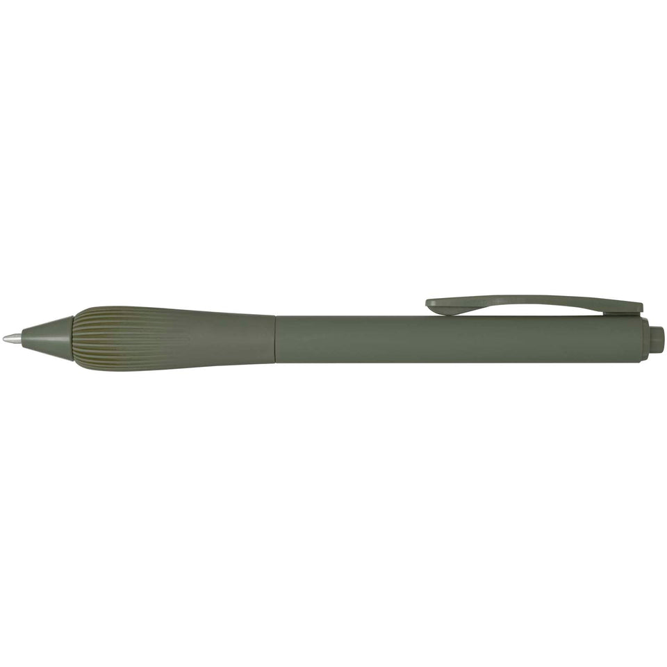 Penna a sfera in ABS riciclato Lorena (inchiostro nero) personalizzato con logo - Pubblienne