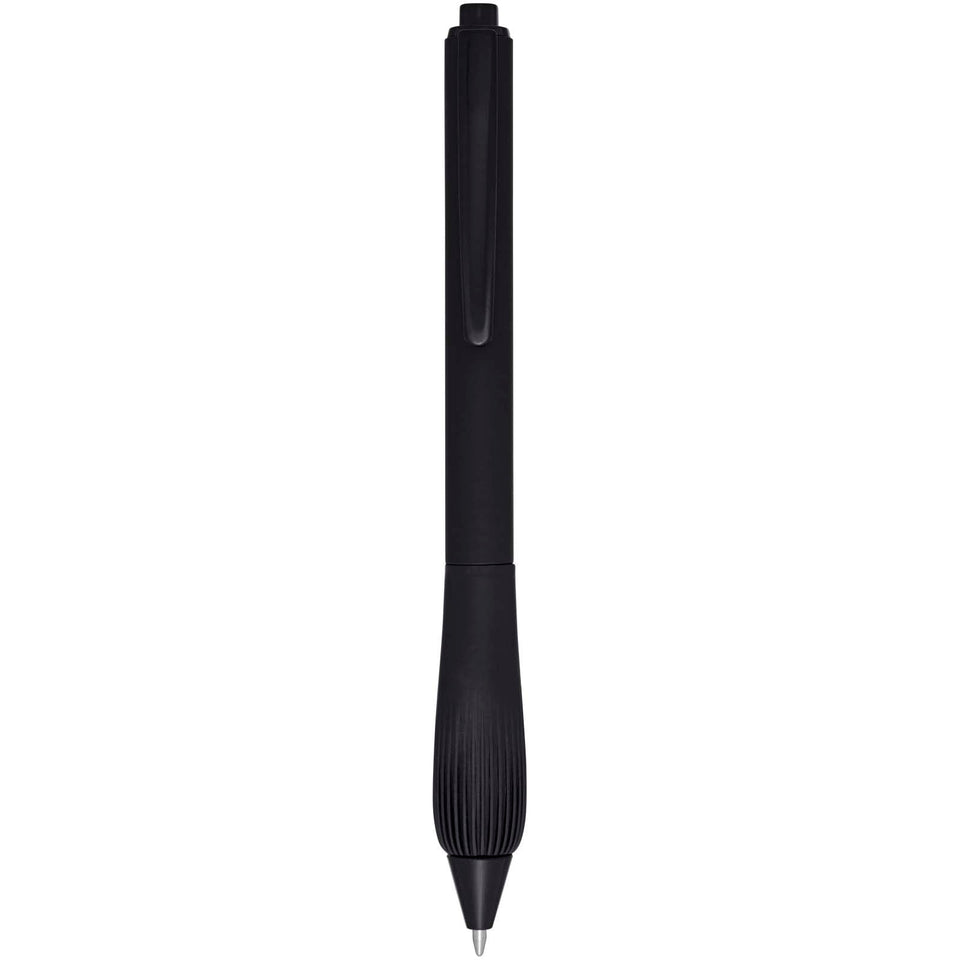 Penna a sfera in ABS riciclato Lorena (inchiostro nero) personalizzato con logo - Pubblienne