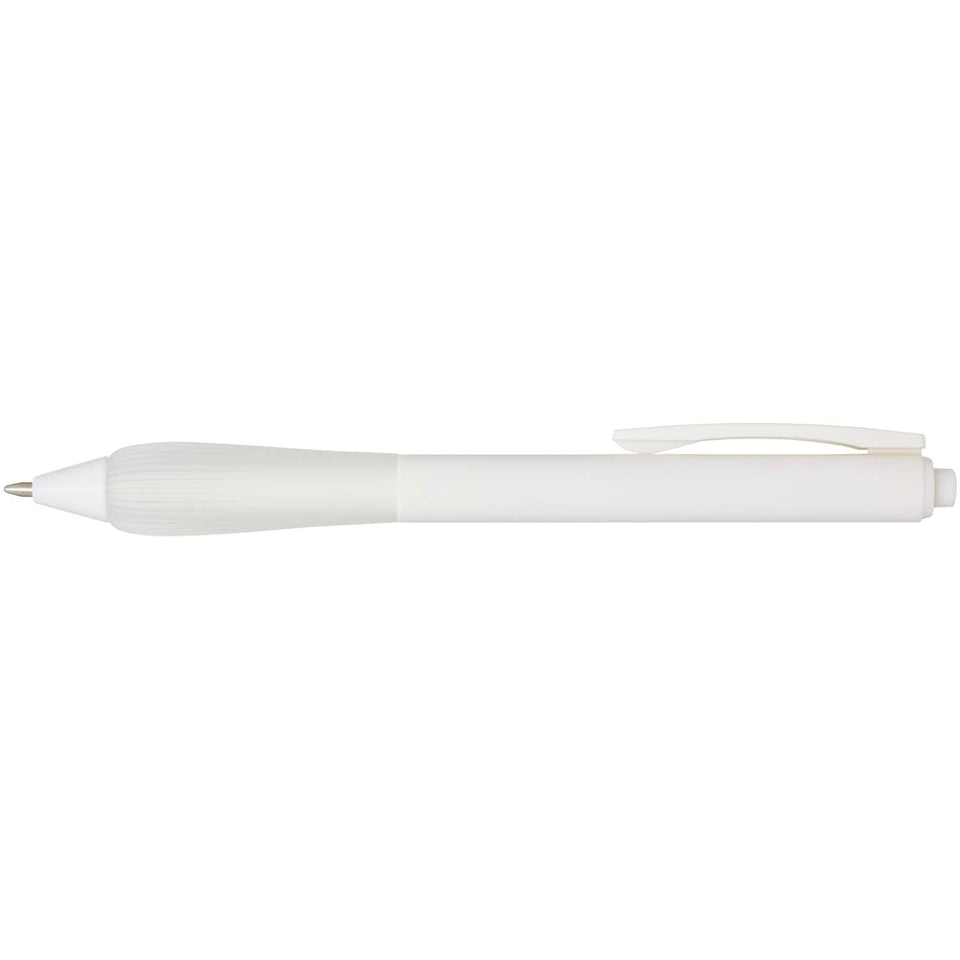 Penna a sfera in ABS riciclato Lorena (inchiostro blu) personalizzato con logo - Pubblienne