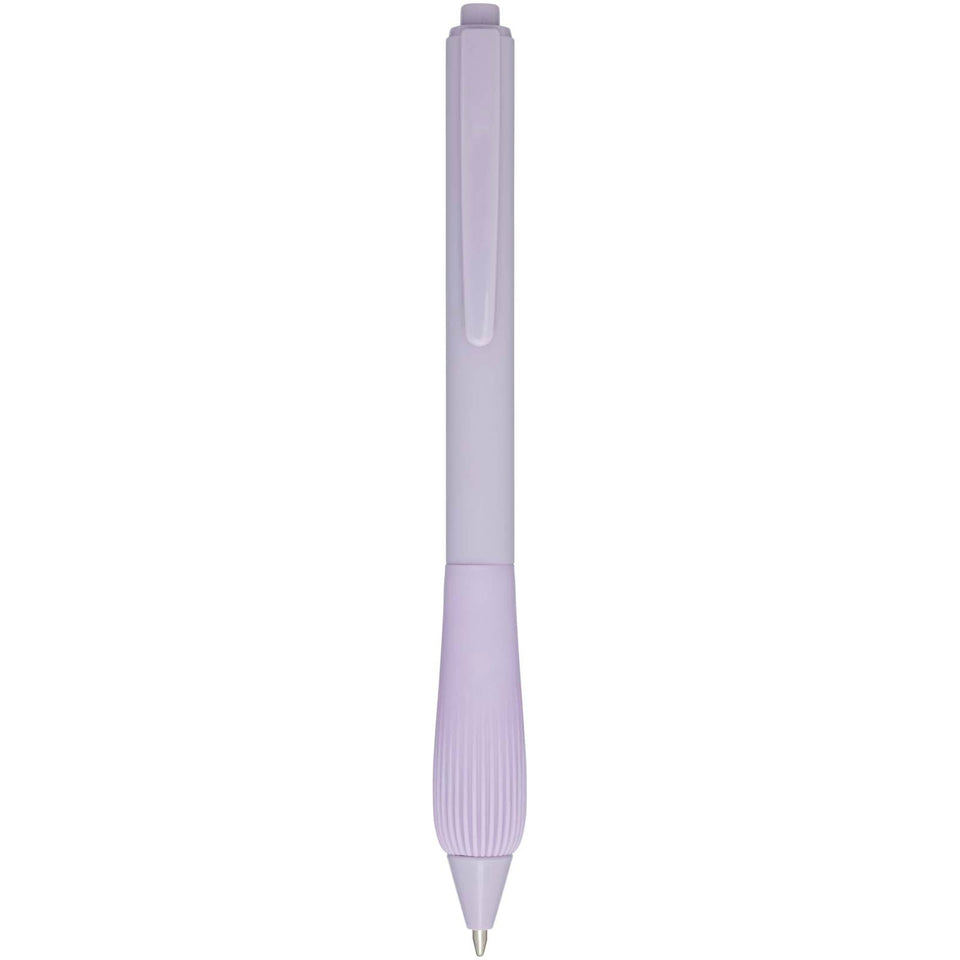 Penna a sfera in ABS riciclato Lorena (inchiostro blu) personalizzato con logo - Pubblienne