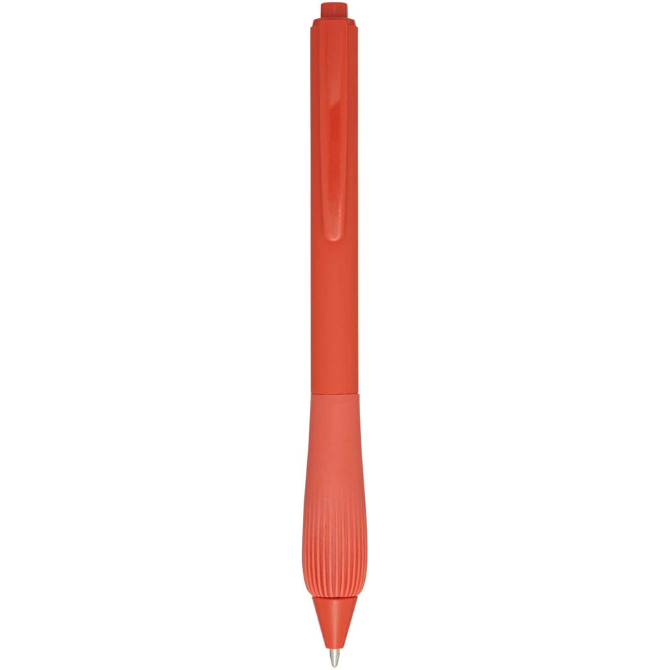 Penna a sfera in ABS riciclato Lorena (inchiostro blu) personalizzato con logo - Pubblienne