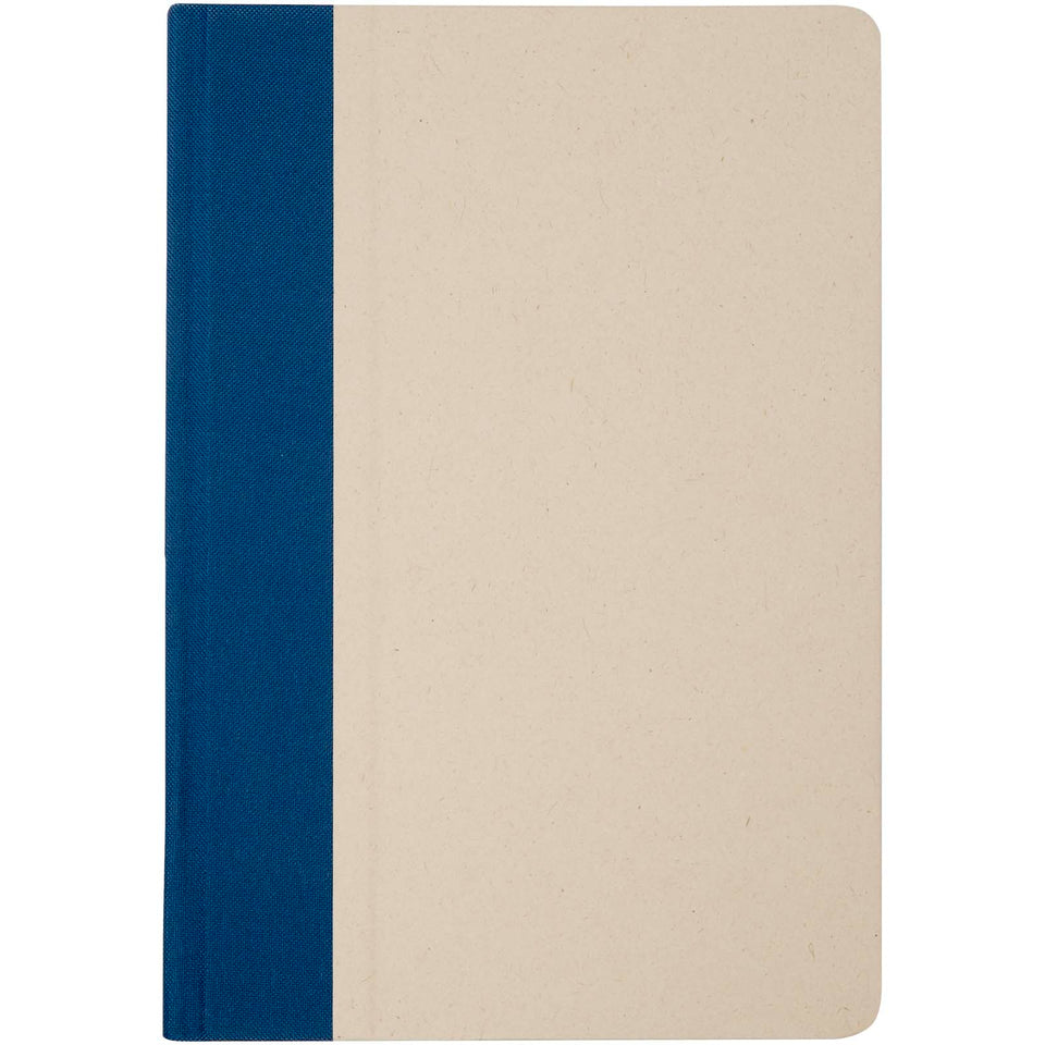 Blocco note formato A5 con copertina rigida in carta derivante dalla canna da zucchero Liliana personalizzato con logo - Pubblienne