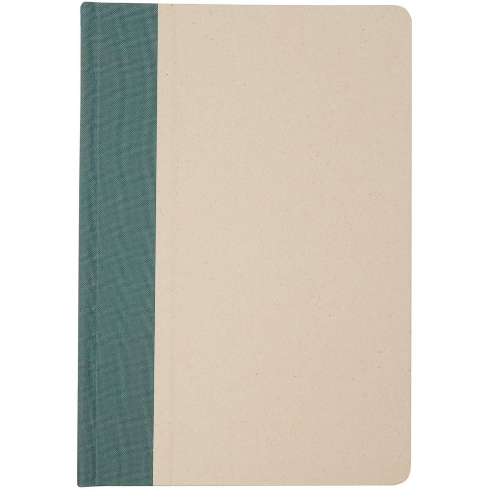 Blocco note formato A5 con copertina rigida in carta derivante dalla canna da zucchero Liliana personalizzato con logo - Pubblienne
