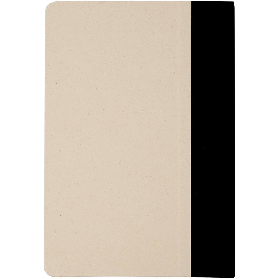 Blocco note formato A5 con copertina rigida in carta derivante dalla canna da zucchero Liliana personalizzato con logo - Pubblienne