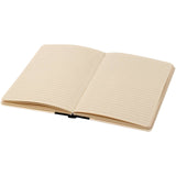 Blocco note formato A5 con copertina rigida in carta derivante dalla canna da zucchero Liliana personalizzato con logo - Pubblienne