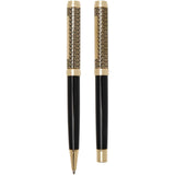 Set penne a sfera e roller Legato (inchiostro blu) personalizzato con logo - Pubblienne