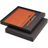 Set penne roller e blocco note in formato A5 Legato (inchiostro blu) personalizzato con logo - Pubblienne