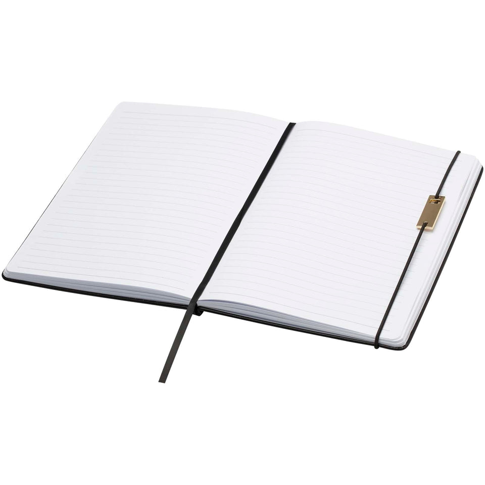 Set penne roller e blocco note in formato A5 Legato (inchiostro blu) personalizzato con logo - Pubblienne