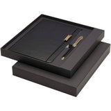 Set penne roller e blocco note in formato A5 Legato (inchiostro blu) personalizzato con logo - Pubblienne