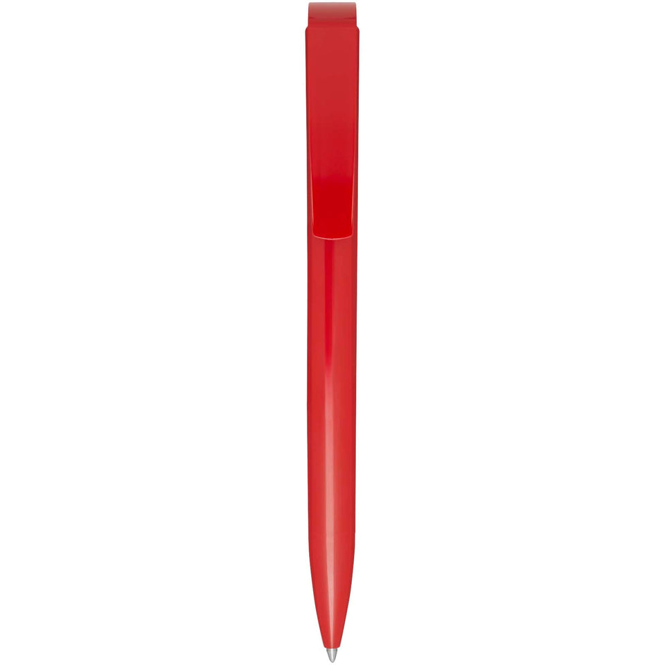 Penna a sfera in plastica riciclata Lucia (inchiostro blu) personalizzato con logo - Pubblienne
