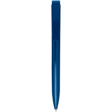 Penna a sfera in plastica riciclata Lucia (inchiostro blu) personalizzato con logo - Pubblienne