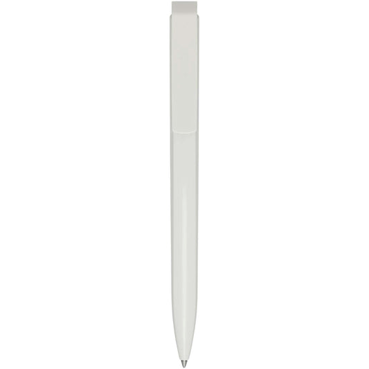 Penna a sfera in plastica riciclata Lucia (inchiostro nero) personalizzato con logo - Pubblienne