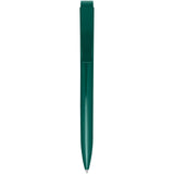 Penna a sfera in plastica riciclata Lucia (inchiostro nero) personalizzato con logo - Pubblienne