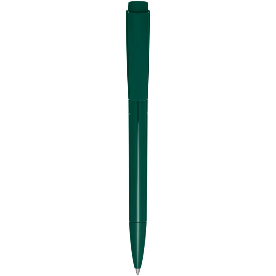 Penna a sfera in plastica riciclata Martha (inchiostro blu) personalizzato con logo - Pubblienne