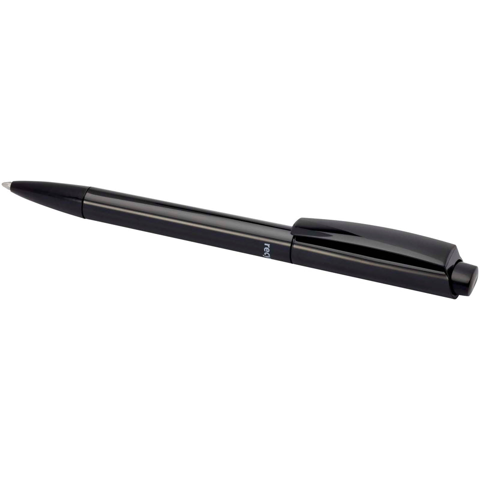 Penna a sfera in plastica riciclata Martha (inchiostro blu) personalizzato con logo - Pubblienne