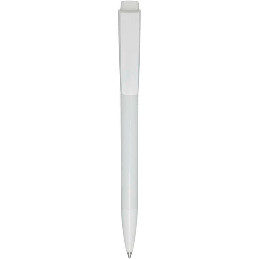 Penna a sfera in plastica riciclata Martha (inchiostro nero) personalizzato con logo - Pubblienne