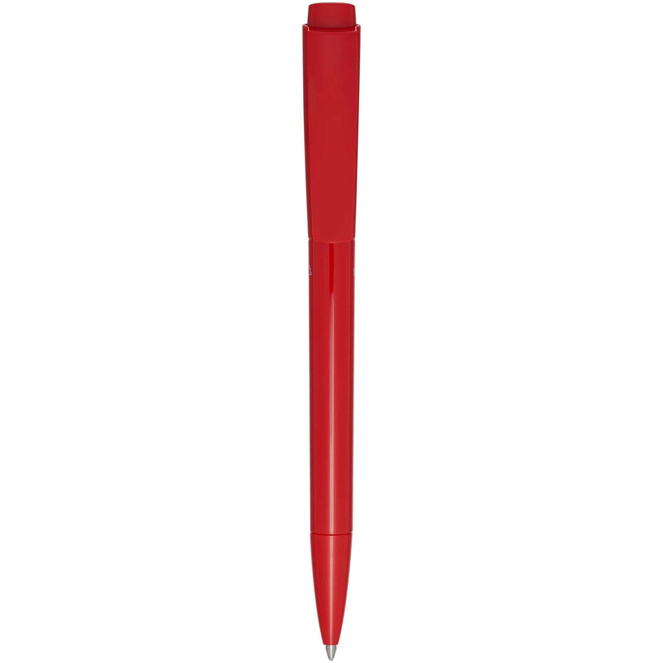 Penna a sfera in plastica riciclata Martha (inchiostro nero) personalizzato con logo - Pubblienne
