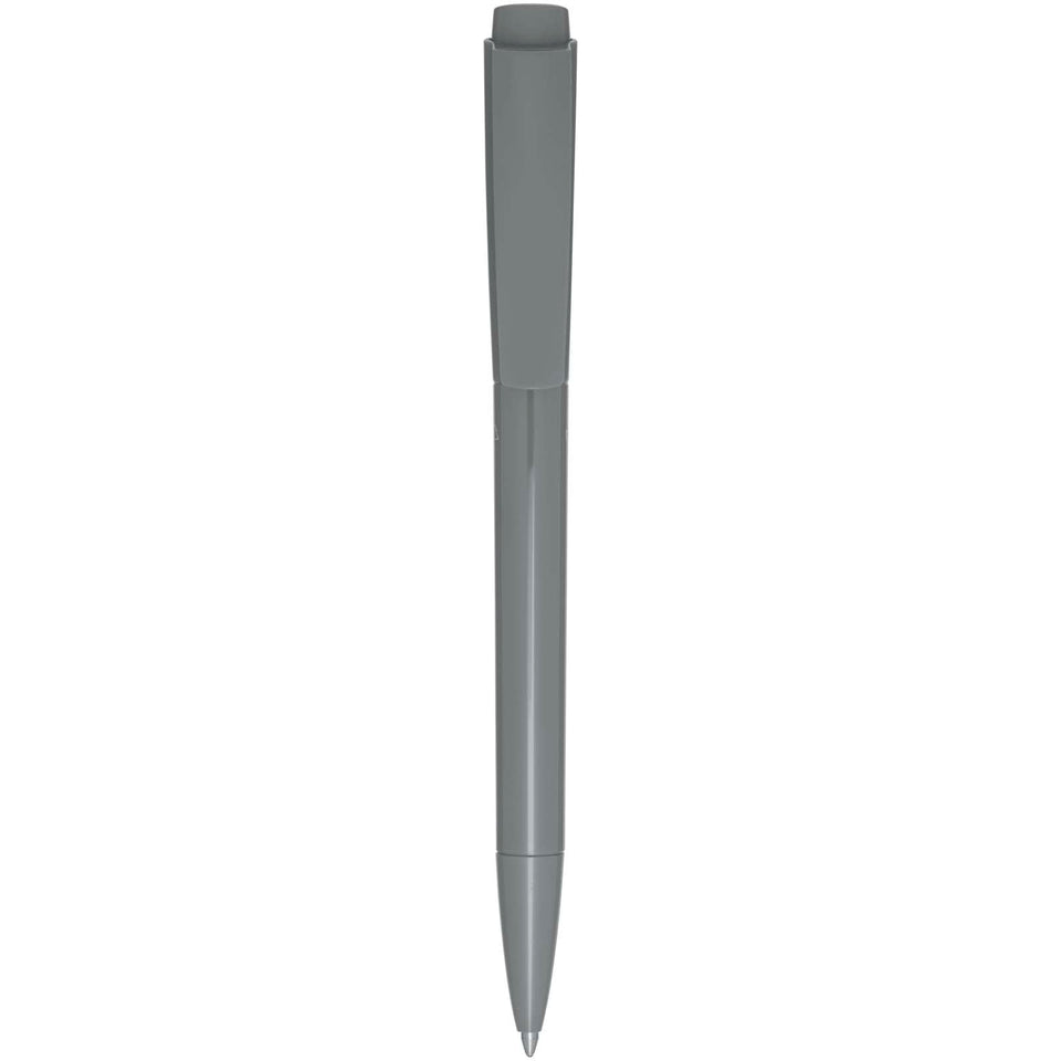 Penna a sfera in plastica riciclata Martha (inchiostro nero) personalizzato con logo - Pubblienne