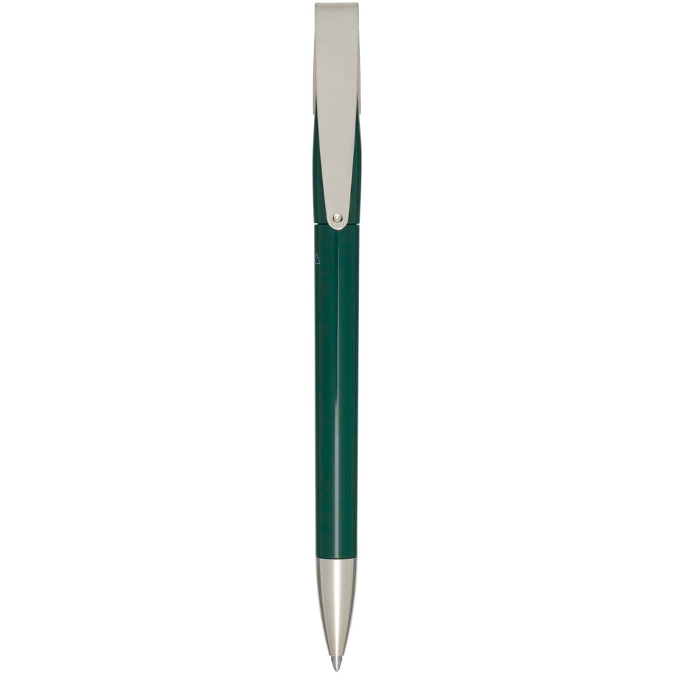 Penna a sfera in plastica riciclata Ana (inchiostro blu) personalizzato con logo - Pubblienne