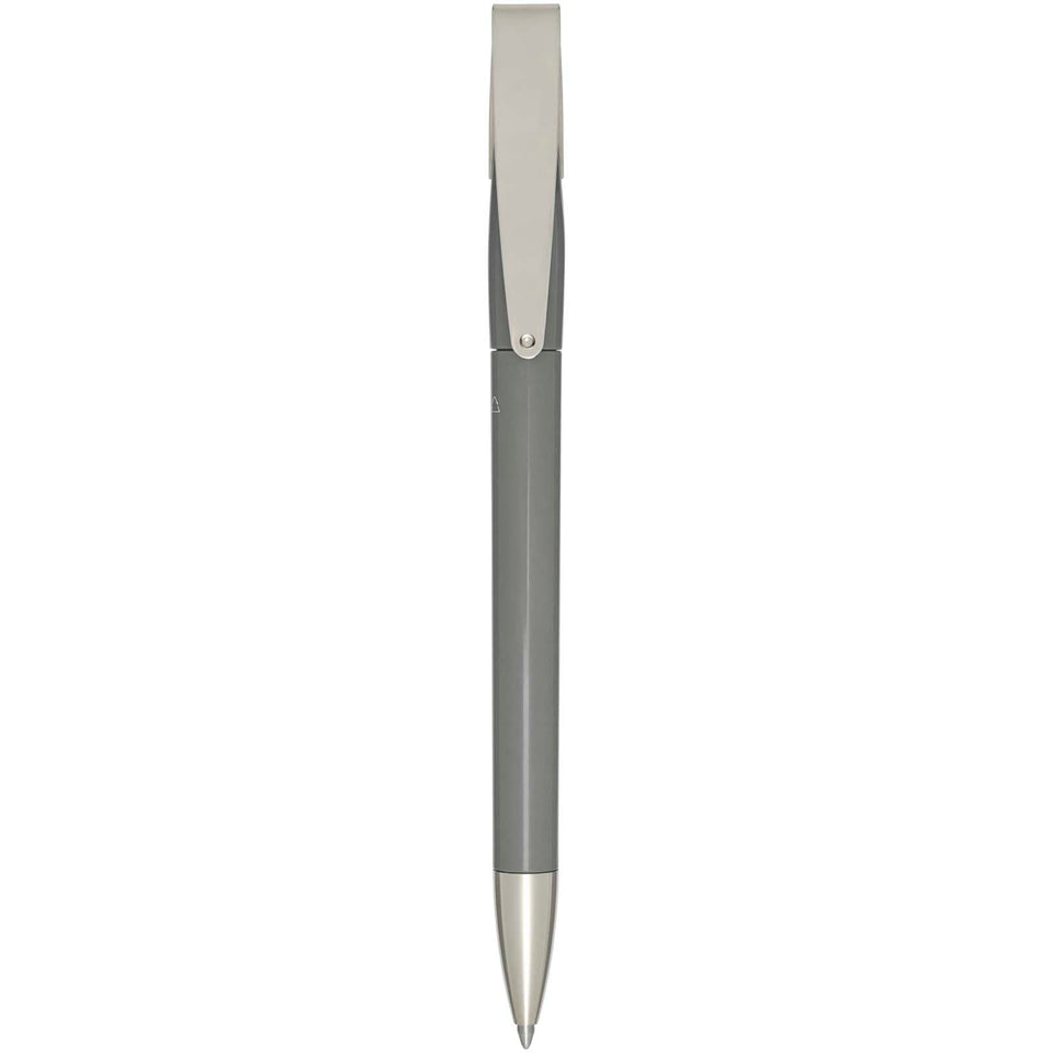 Penna a sfera in plastica riciclata Ana (inchiostro blu) personalizzato con logo - Pubblienne
