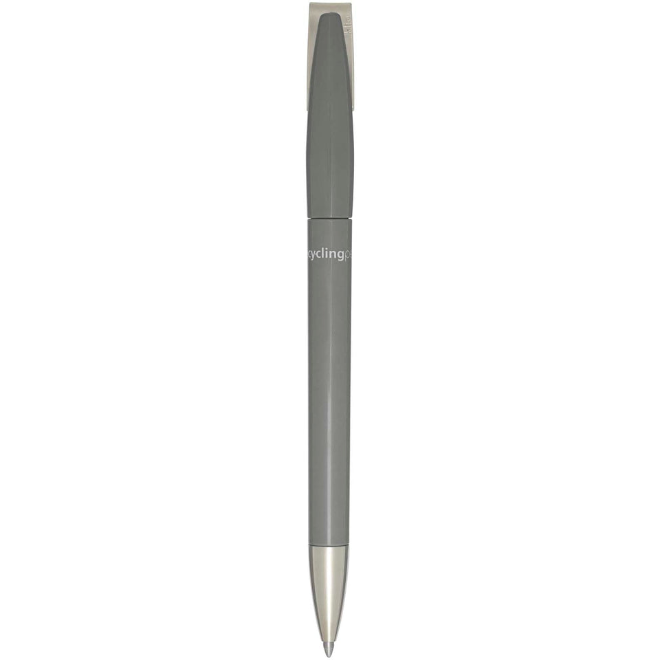 Penna a sfera in plastica riciclata Ana (inchiostro blu) personalizzato con logo - Pubblienne