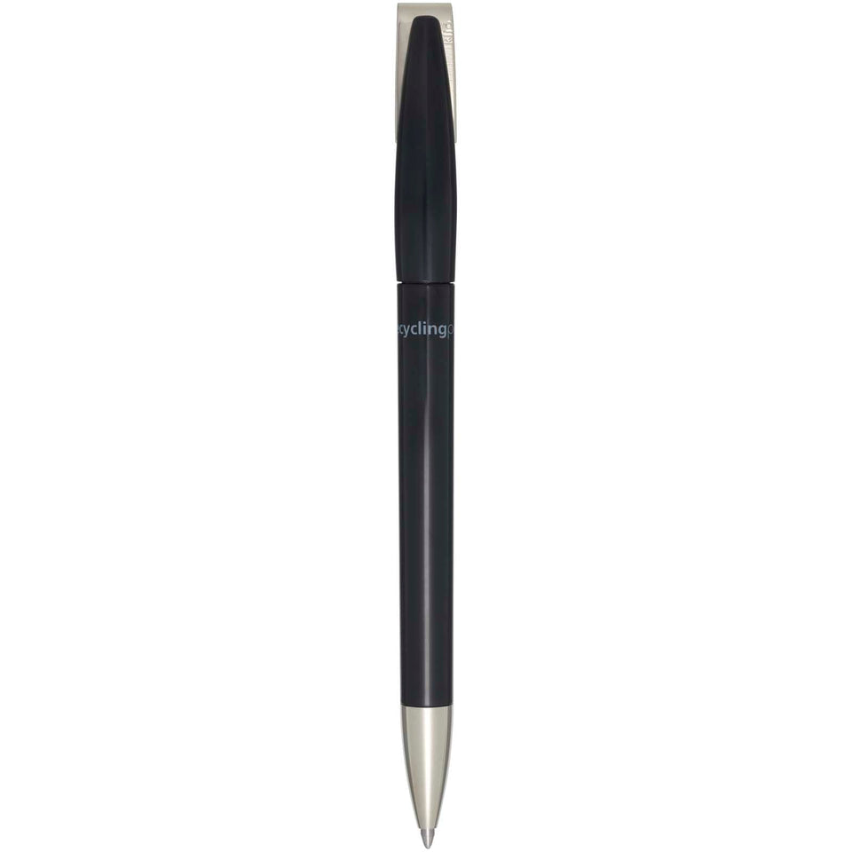 Penna a sfera in plastica riciclata Ana (inchiostro blu) personalizzato con logo - Pubblienne