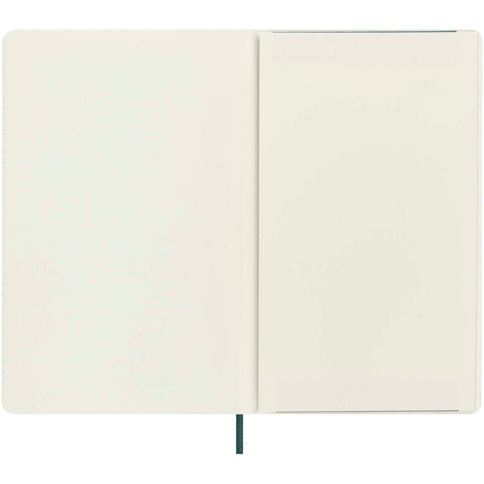 Blocco note con copertina morbida formato L - a righe Moleskine 100% VEGEA® Boa personalizzato con logo - Pubblienne