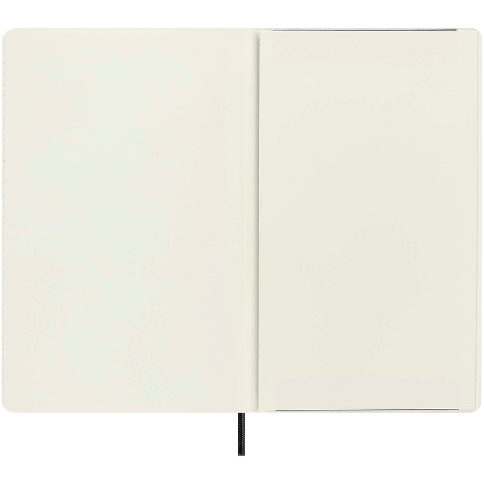 Blocco note con copertina morbida formato L - a righe Moleskine 100% VEGEA® Boa personalizzato con logo - Pubblienne