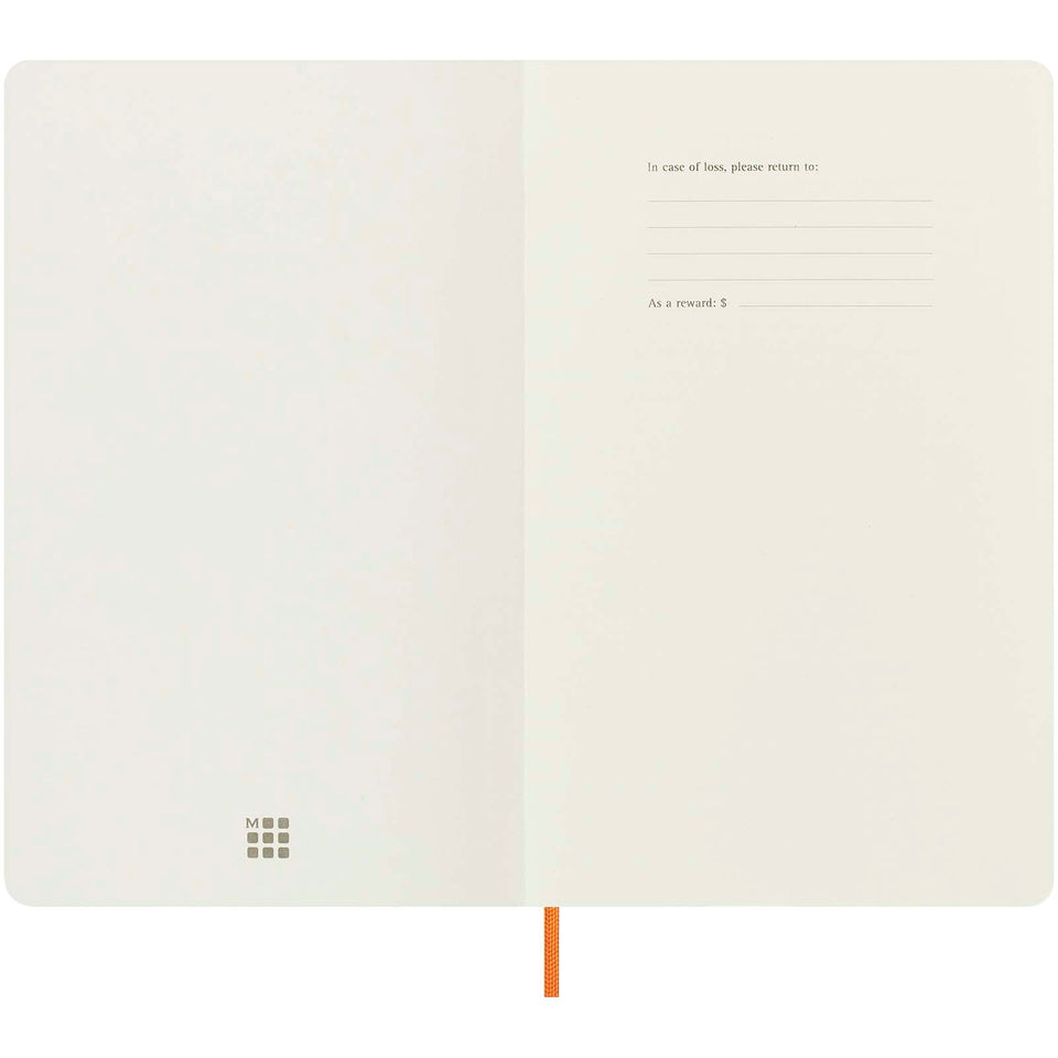 Blocco note con copertina morbida formato L - a righe Moleskine 100% VEGEA® Capri personalizzato con logo - Pubblienne
