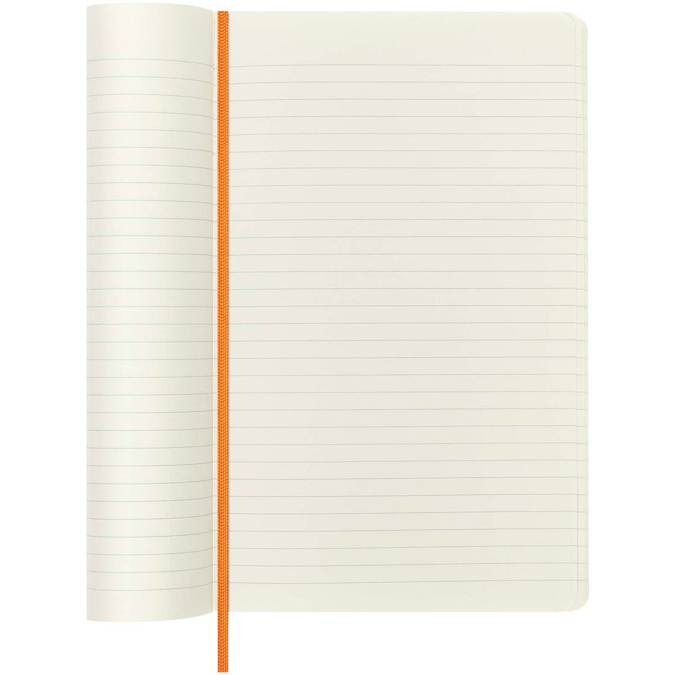 Blocco note con copertina morbida formato L - a righe Moleskine 100% VEGEA® Capri personalizzato con logo - Pubblienne