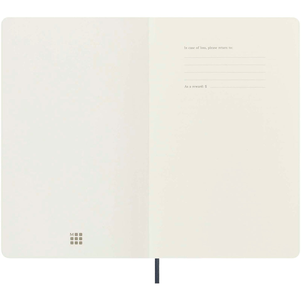 Blocco note con copertina morbida formato L - a righe Moleskine 100% VEGEA® Capri personalizzato con logo - Pubblienne
