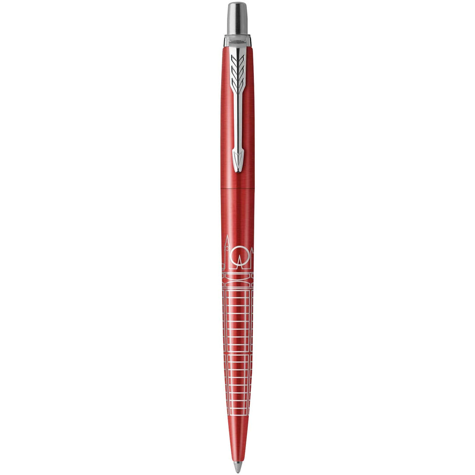 Penna a sfera Parker Jotter SE Global Icons (inchiostro blu) personalizzato con logo - Pubblienne