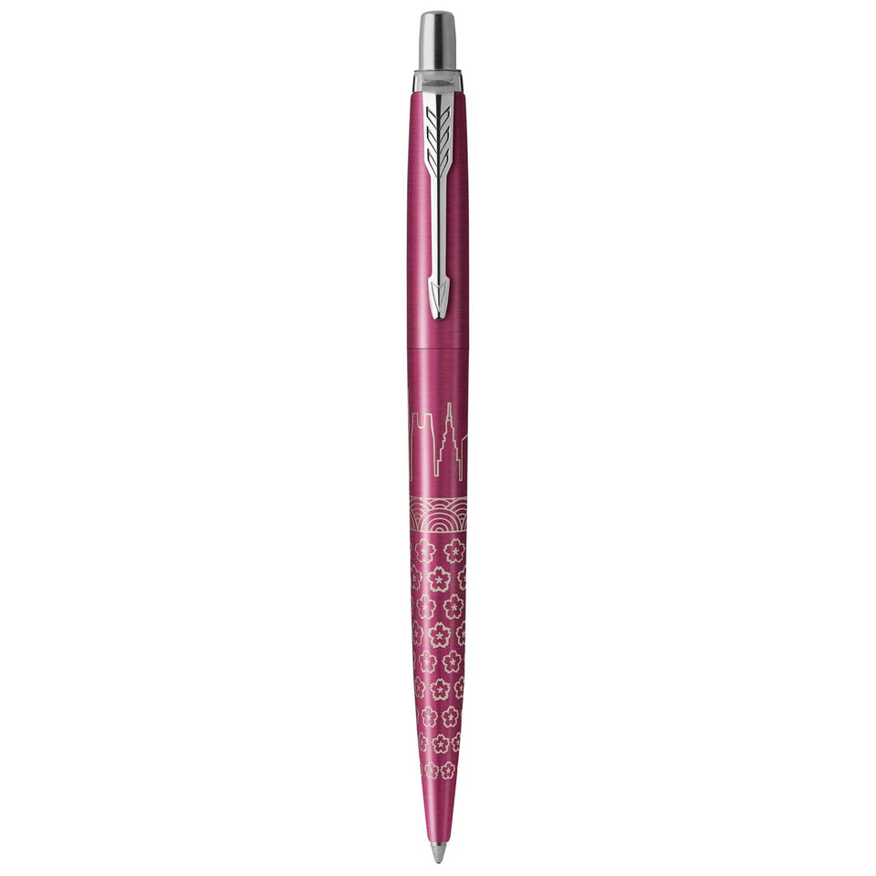 Penna a sfera Parker Jotter SE Global Icons (inchiostro blu) personalizzato con logo - Pubblienne