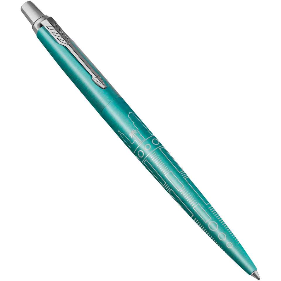 Penna a sfera Parker Jotter SE Global Icons (inchiostro blu) personalizzato con logo - Pubblienne
