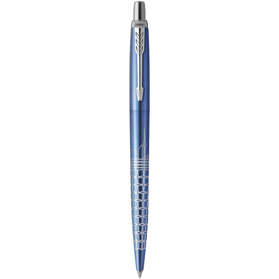Penna a sfera Parker Jotter SE Global Icons (inchiostro blu) personalizzato con logo - Pubblienne