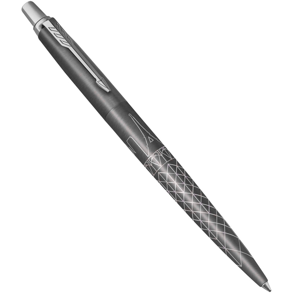 Penna a sfera Parker Jotter SE Global Icons (inchiostro blu) personalizzato con logo - Pubblienne