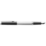 Penna stilografica colorata con finiture in palladio Hemisphere (inchiostro blu) personalizzato con logo - Pubblienne
