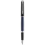 Penna stilografica colorata con finiture in palladio Hemisphere (inchiostro blu) personalizzato con logo - Pubblienne